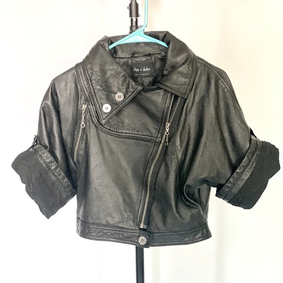 Rhys Dwfen Jackets & Blazers - Rhys Dwfen Leather Jacket (M) LIKE NEW w/ original tags